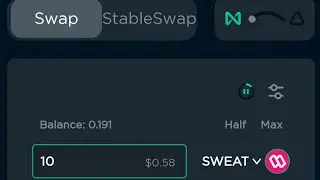 How to trade (sell) Sweatcoin on DEX