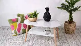 comfygoods.com - Elegant Contemporary Coffee Table - Marble White