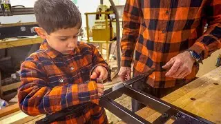 Making A Desk That Grows With A Child | FlexiSpot Pro Plus Standing Desk Frame E7