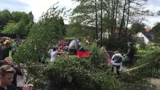 Schütt'nhoff 2015 Förste am Harz - Junggesellen Barrikade