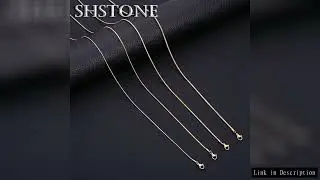 1mm 2mm 3mm 18K Gold Snake Chains Necklace 925 Sterling Silver Twist Rope Chain Jewelry For Women Me