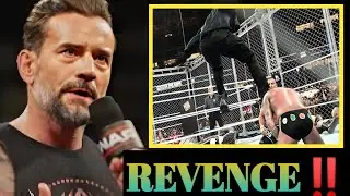 МЕСТЬ‼️CM PUNK РЕАГИРУЕТ НА ЗАГАДОЧНОЕ НАПАДЕНИЕ ЧЕЛОВЕКА В МАСКЕ НА WARGAMES🤯