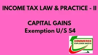 Capital gains / Exemption U/S 54 in Tamil