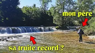 I TAKE MY DAD TO CATCH HIS RECORD TROUT - [Big River Lure Fishing]