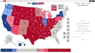 MY ELECTION PREDICTION IF BIDEN DIDNT DROP OUT! TRUMP VANCE V BIDEN HARRIS 2024 ELECTION!
