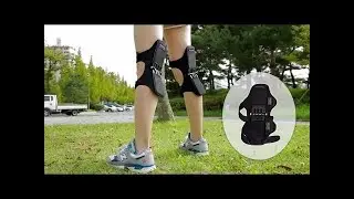 KNEEPAD - Spring Loaded POWER LEG Knee Joint Support Pads (Pair - For Both Knees)