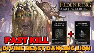 Belurat,Tower Settlement || Divine Beast Dancing Lion Boss Fight || Elden Ring Shadow of the Erdtree