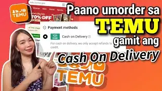 PAANO UMORDER SA TEMU GAMIT ANG CASH ON DELIVERY | TEMU COD | Riencyll Cabile