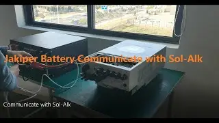 Jakiper 48V100Ah Server Rack Battery Communicate with Sol-Alk All in One Inverter