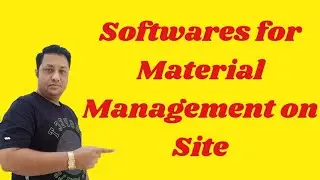 Softwares for Materal Management on Site #construction