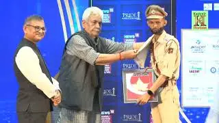 Lieutenant Governor, Shri Manoj Sinha, graced the award ceremony, 'Pride of J&K', 
