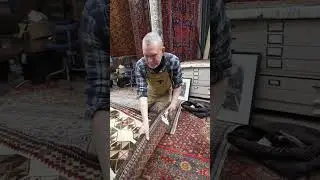 Full-pile Persian Qashqai Rug