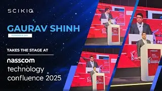Gaurav Shinh on Stage at NASSCOM technology confluence 2025 #nasscom #ai 