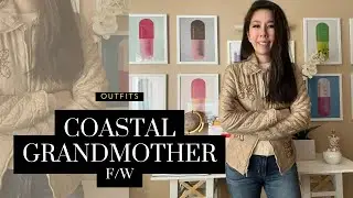 Coastal Grandmother Aesthetic Fall Winter Lookbook | Adrienne Nguyen