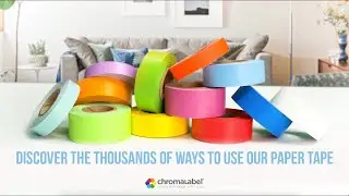 ChromaLabel's Color Code Tape for Organizing, Fixing, Wrapping, and Marking