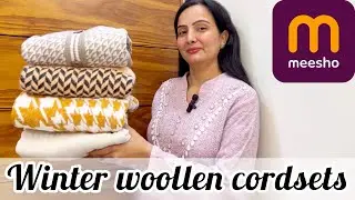 Meesho woollen cordsets | affordable woollen thick fabric | @Renu_Chowdhary