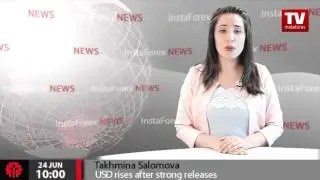 USD rises after strong releases