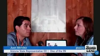 Bernie2016tv: Eniko Nolan interviews AZ Rep. Juan Mendez (D) at Netroots