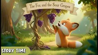 The Fox and the Grapes 🦊🍇 | Short Story in English