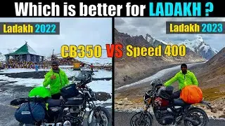 Triumph Speed 400 Vs Honda CB350 after Completing LADAKH | Ownership Review | #bikereview