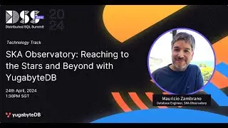SKA Observatory: Reaching to the Stars and Beyond with YugabyteDB