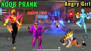 Noob Prank With Random Angry Girl 😤 in CS RANKED लेकिन Super Hero Bundle Squad Me 😭Garena Free Fire🔥