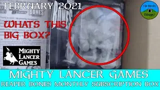 Reaper Bones Miniatures Subscription Box February 2021