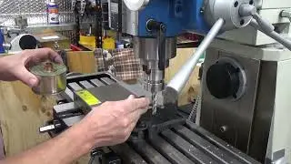 Machining an aluminium bracket using the Hafco HM 54GV mill to support a servo motor Part 3