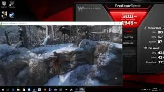 Acer Predator 15 - Predator Sense - Rise of the Tomb Raider