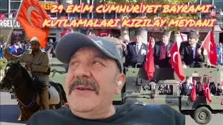 29 EKİM 2025 Cumhuriyet Bayramı Kutlamaları, Geçit Töreni Kızılay Ankara 