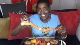 KING CRAB LEG AND CRAWFISH MUKBANG| MAFS REVIEW 💍