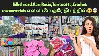💥Part1-Wholesale shop for jewellery making materials/Rawmaterials. #shopping#sowcarpet#rawmaterials