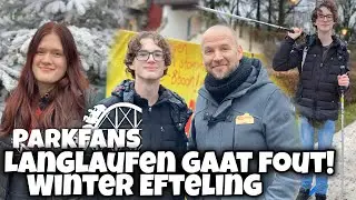 Langlaufen gaat fout! Winter Efteling - Parkfans