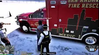 GTA5 RP TRYING TO CATCH UP TO A PURSUITE / FOOT CHASE