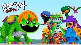 NEW CURSED DRUMCERATOPS FROM PIANOSAURUS vs ALL DINO TOY POPPY PLAYTIME CHAPTER 4 In Garry's Mod!