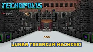 LUNAR technium machine PRONTA! + Turbina do  mod Extreme Reactors! | Techopolis Skyblock EP 45