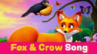 The Clever Fox & The Hungry Crow | Fun & Animated Kids song