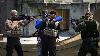 GTA V VIDA DO CRIME:BALA COMEU NA BARÃO PEGAMOS UM FUZIL VALIOSO,3K NÃO QUIS DESENROLAR Ep174