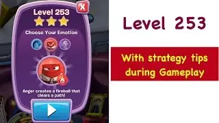 Inside Out Thought Bubbles Level 253 Tips and Strategy Gameplay Walkthrough
