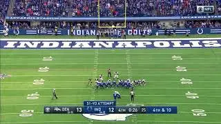 Adam Vinatieri Game Winning Field Goal | Colts Vs. Broncos | NFL | Week 8 2019