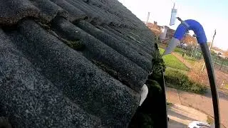 Gutter Cleaning - SkyVac Atom