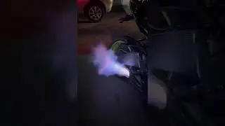 Kawasaki zx6r remapeada com pops ands bags e two step🔥🔥🔥🚀🚀🚀
