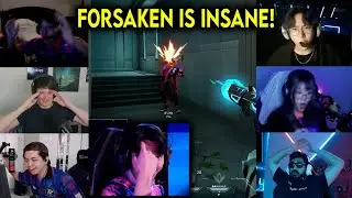 Valorant Streamers Reacts To PRX f0rsakeN Insane 1v3 CLUTCH Against GE In VCT