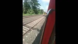 local train vs rajdhani express....unexpected speed