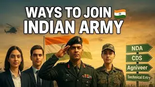 Ways to Join Indian Army 🇮🇳 | Step-by-Step Guide for NDA, CDS, Agniveer & More