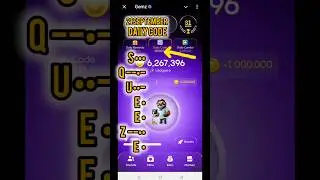 gemz daily code 21 September #gemz daily check 21 sep
