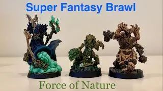 Force of Nature Super Fantasy Brawl Expansion Set (2017) Unboxing + Painted Miniatures + Gameplay