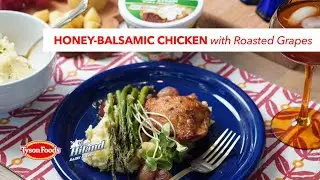 Comforting Honey - Balsamic Chicken with Roasted Grapes
