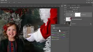 How to use the Santa Arm Elements in Photoshop