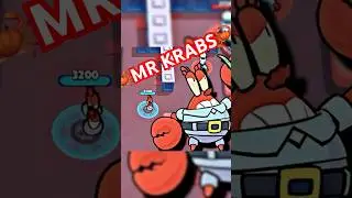 Mr Krabs In Brawl Stars🦀                #brawlstars #mrkrabs #spongebob #collab #tick #skin #foryou